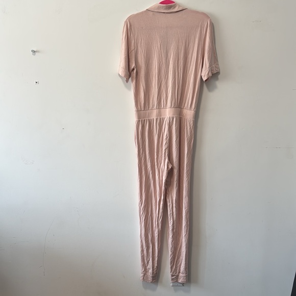 Skin Worldwide Fortune Jumpsuit In Putty Pink NWT Size 1 - Picture 7 of 11